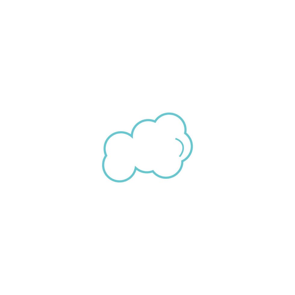 vector de ilustración de icono de nube