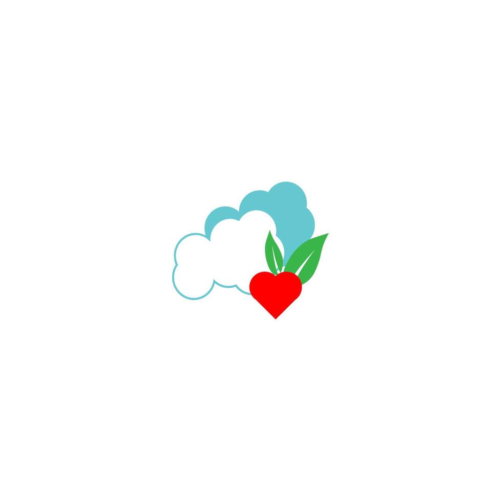 vector de ilustración de icono de nube