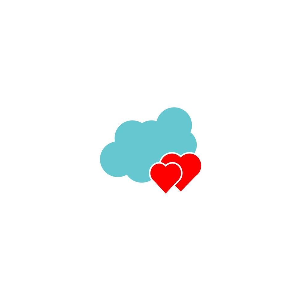 vector de ilustración de icono de nube