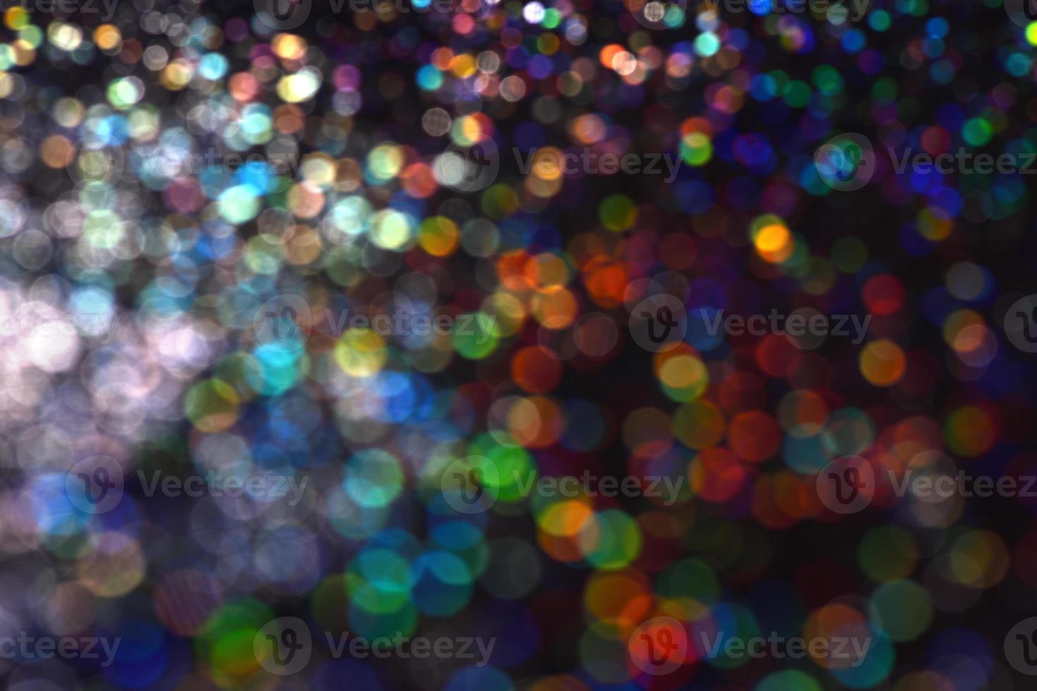 bokeh glitter Colorfull Blurred abstract background for birthday, anniversary, wedding, new year eve or Christmas photo