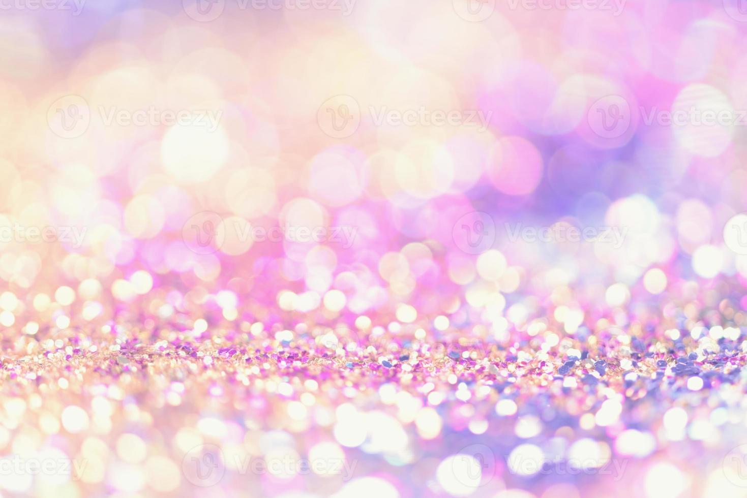 bokeh glitter Colorfull Blurred abstract background for birthday, anniversary, wedding, new year eve or Christmas photo