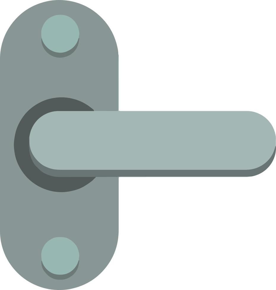 Door handle. Doorway and entrance vector