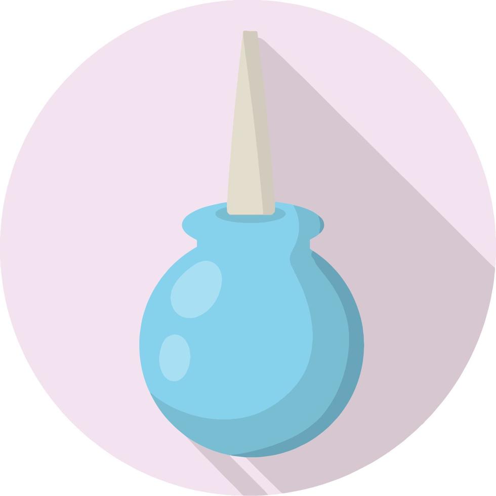 Enema. Medical colonic. vector