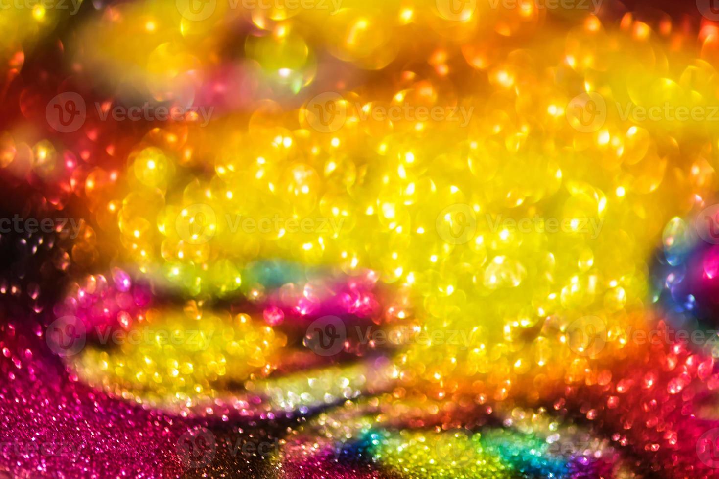 bokeh effect glitter colorful blurred abstract background for birthday, anniversary, wedding, new year eve or Christmas photo