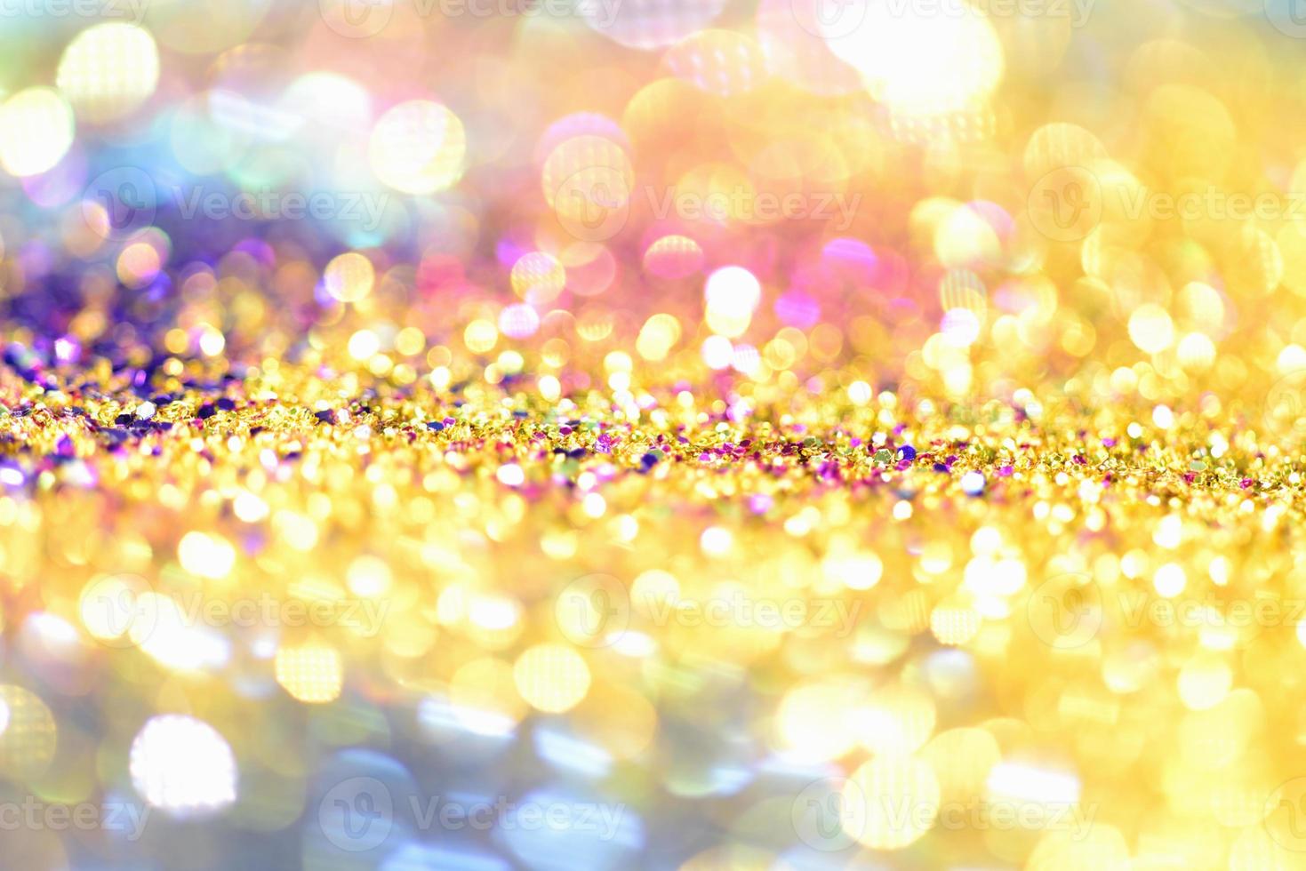 bokeh glitter Colorfull Blurred abstract background for birthday, anniversary, wedding, new year eve or Christmas photo
