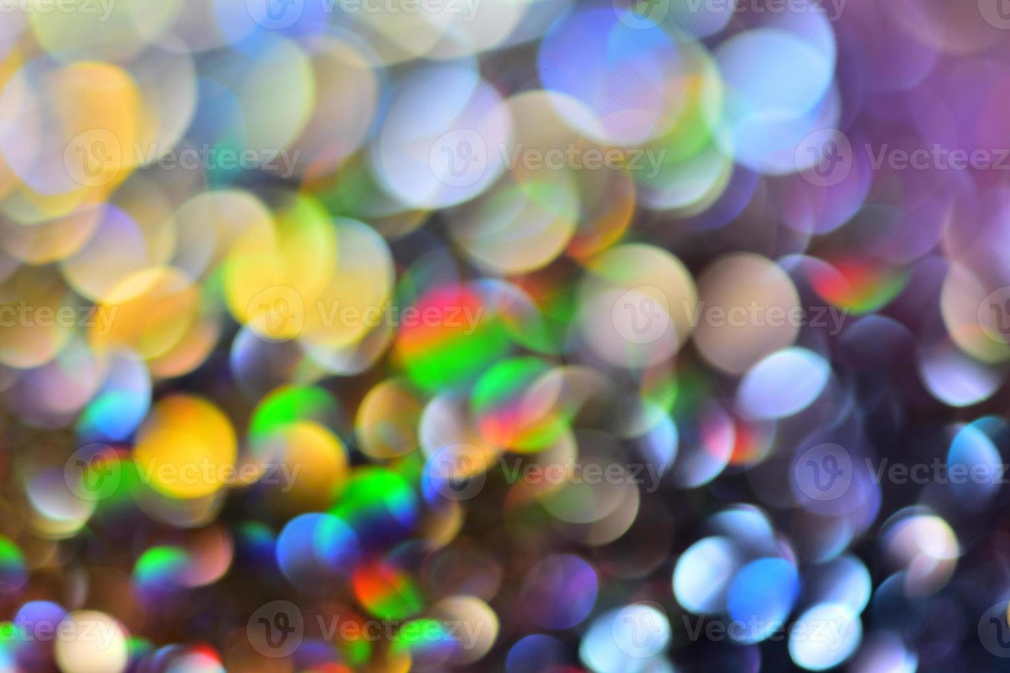 bokeh brillo colorido fondo abstracto borroso para cumpleaños, aniversario, boda, nochevieja o navidad foto