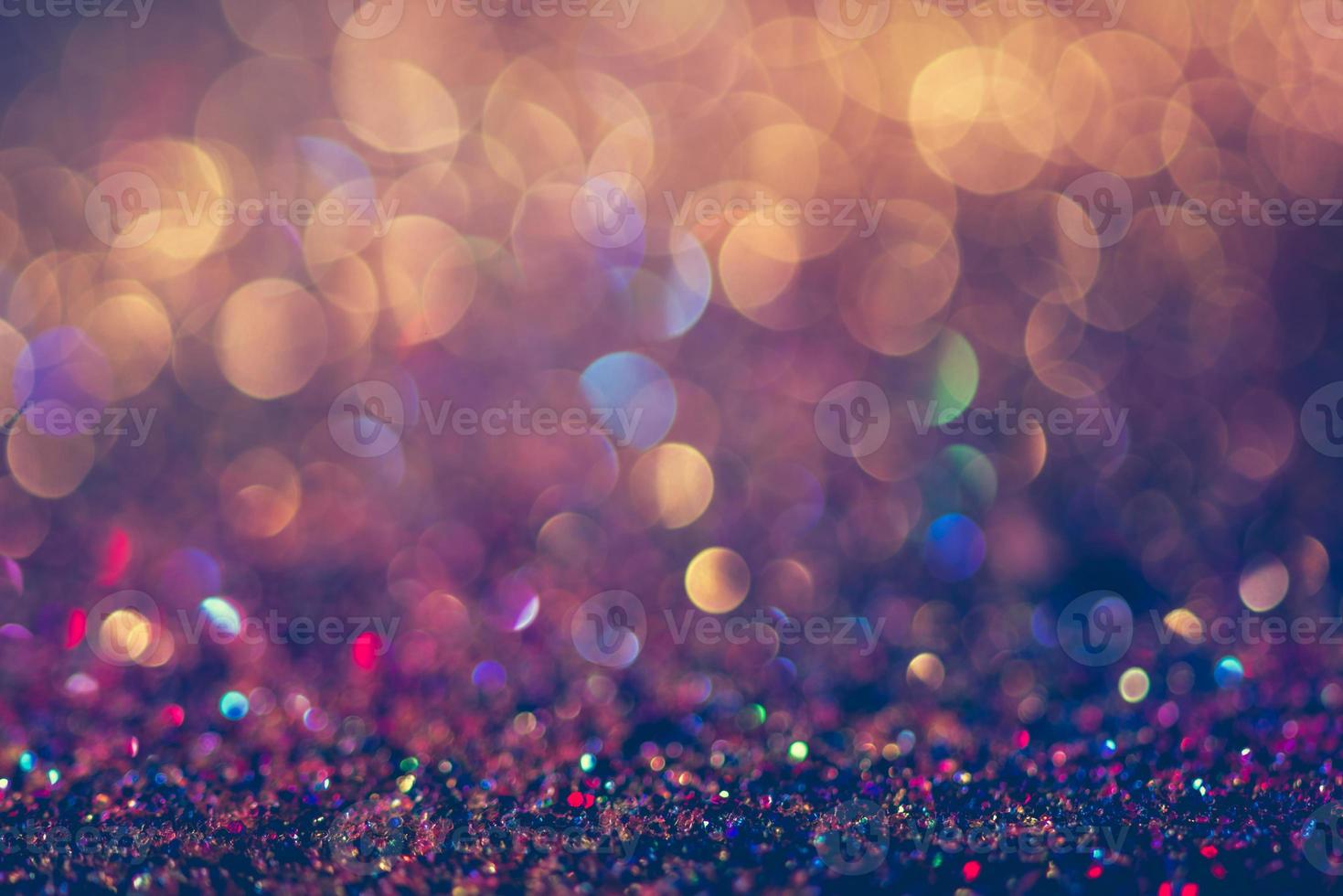 bokeh brillo colorido fondo abstracto borroso para cumpleaños, aniversario, boda, nochevieja o navidad foto