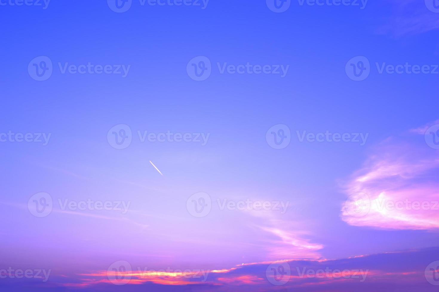 The sky with cloud beautiful Sunset background photo