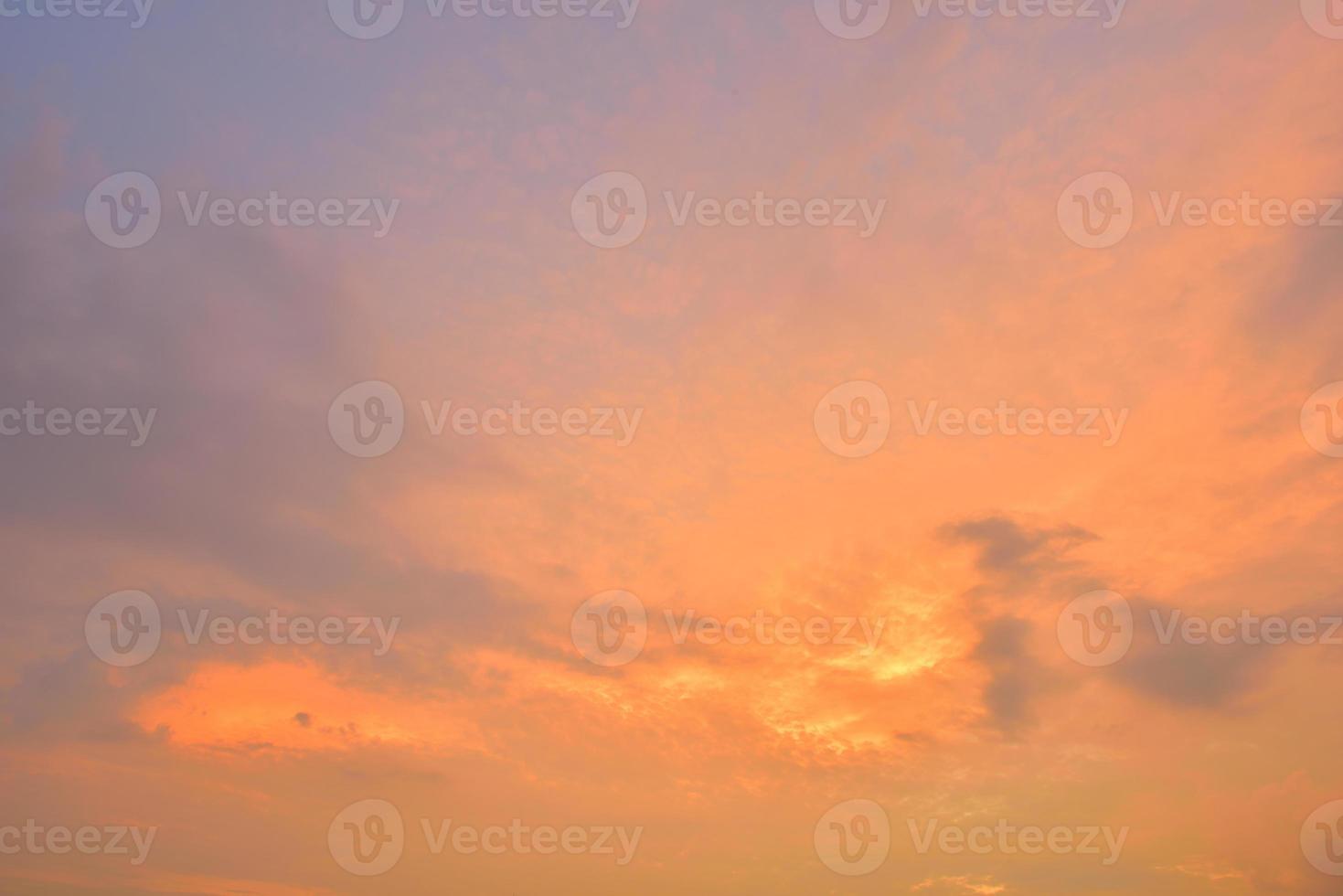 The sky with cloud beautiful Sunset background photo