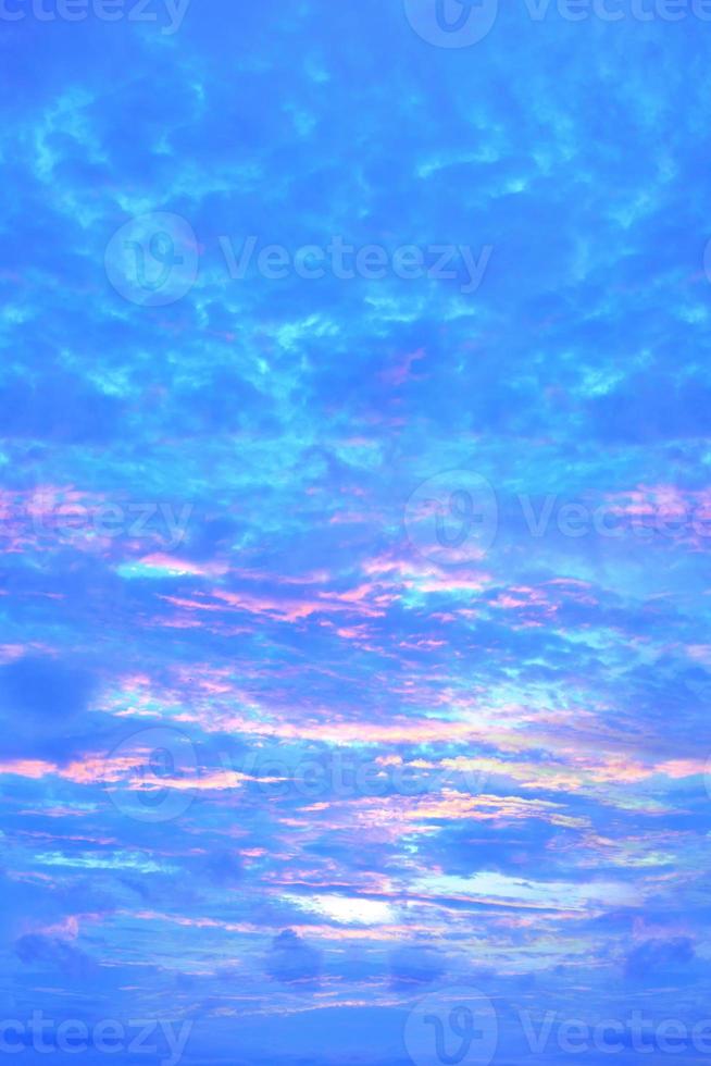 The sky with cloud beautiful Sunset background photo