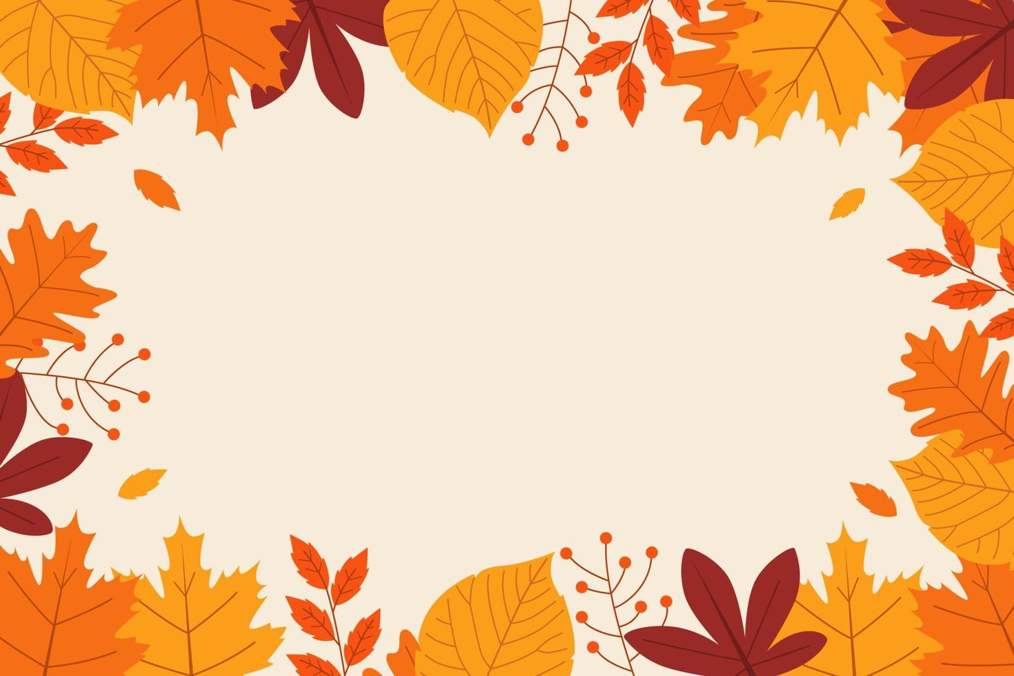 Fall Season Background vector