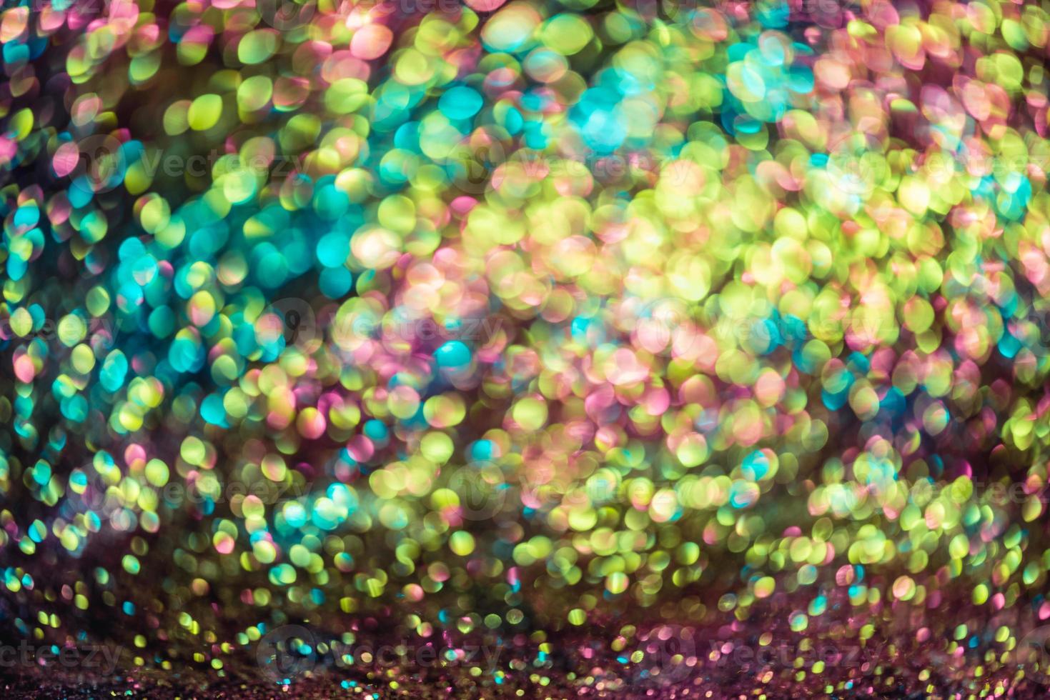 bokeh glitter Colorfull Blurred abstract background for birthday, anniversary, wedding, new year eve or Christmas photo