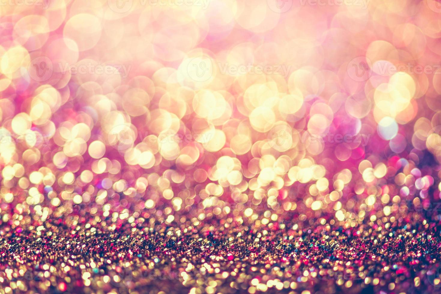 bokeh glitter Colorfull Blurred abstract background for birthday, anniversary, wedding, new year eve or Christmas photo