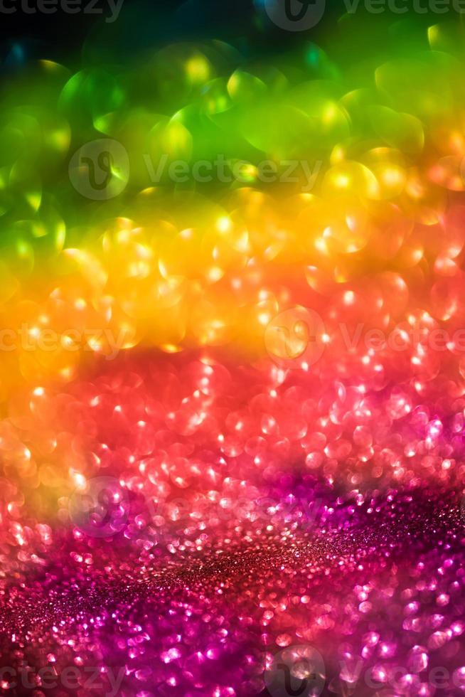 bokeh effect glitter colorful blurred abstract background for birthday, anniversary, wedding, new year eve or Christmas photo