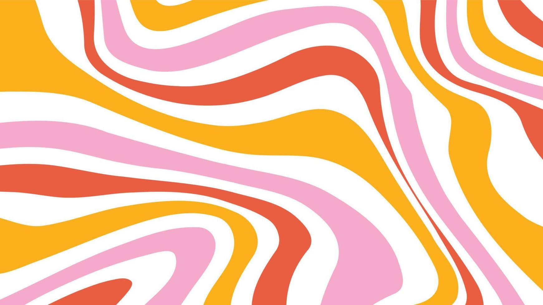 acid wave rainbow line backgrounds in 1970s 1960s hippie style. y2k