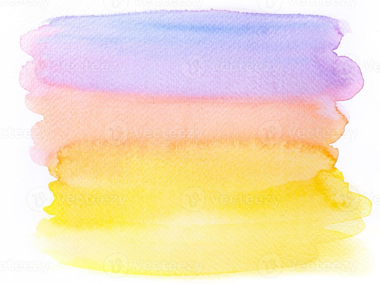watercolor with a hand drawn in the paper on white background. photo