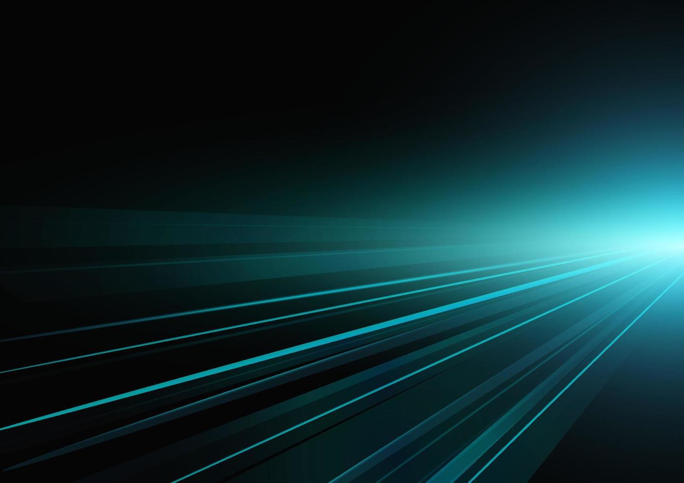 Abstract speed neon light effect vector illustion