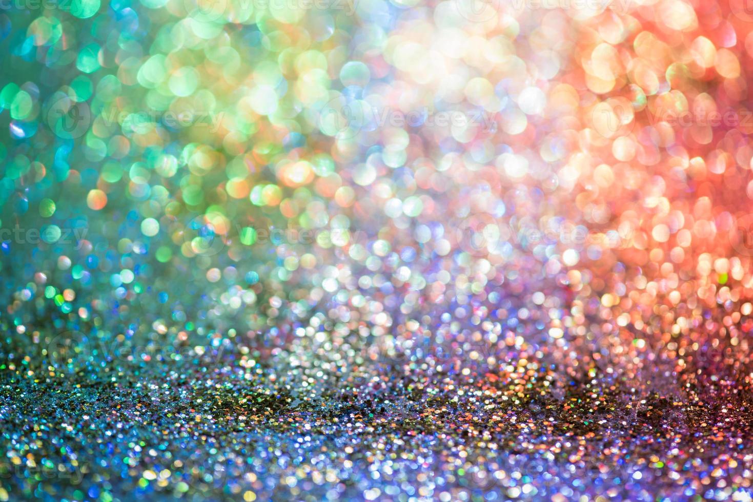 bokeh glitter Colorfull Blurred abstract background for birthday, anniversary, wedding, new year eve or Christmas photo