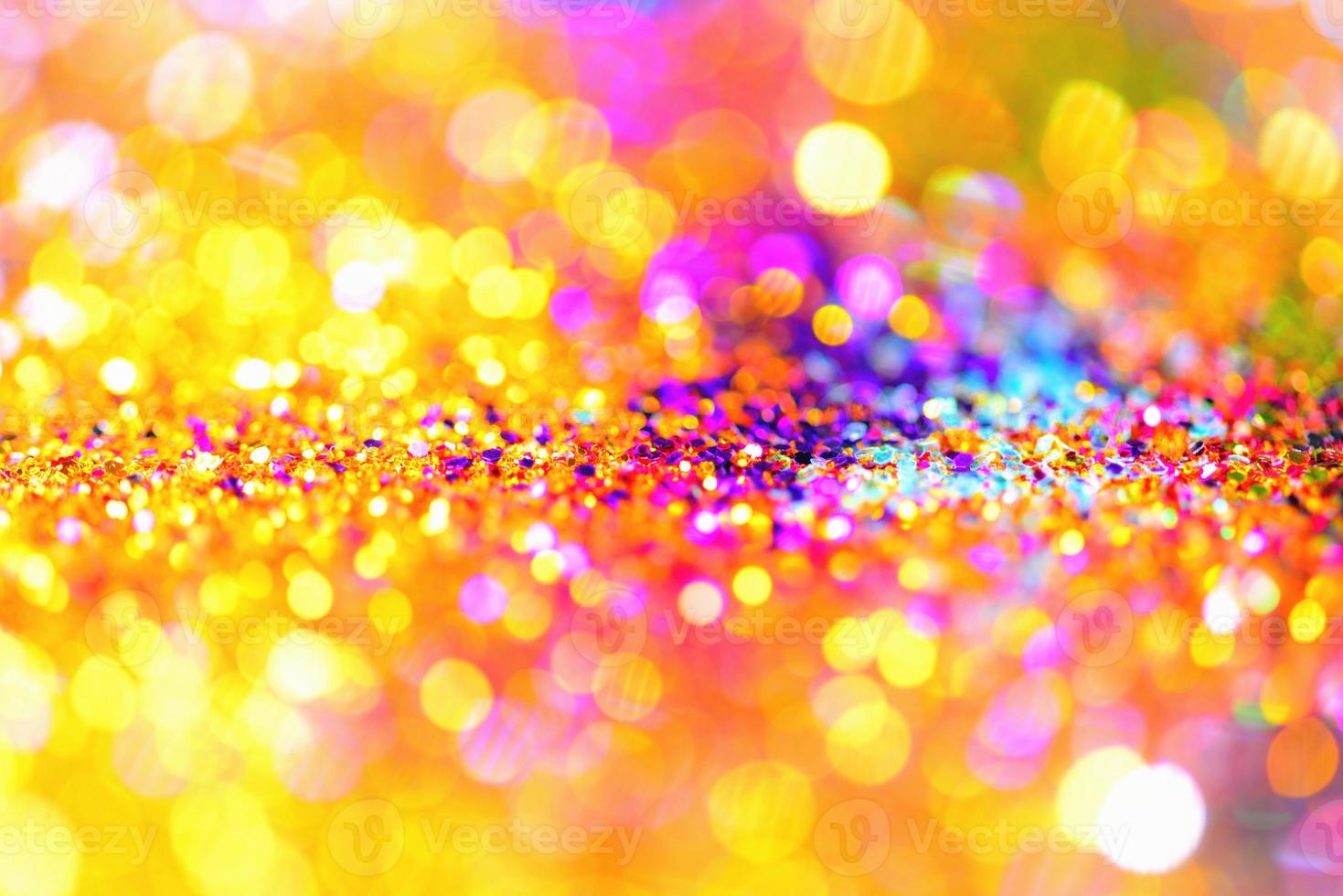 bokeh glitter Colorfull Blurred abstract background for birthday, anniversary, wedding, new year eve or Christmas photo