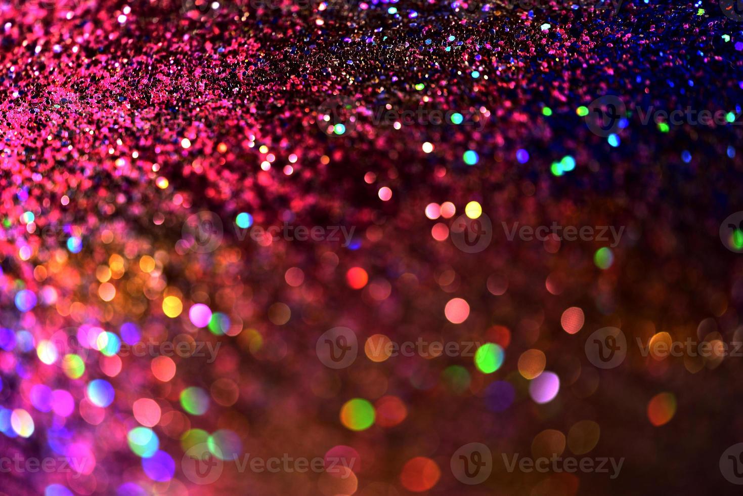 bokeh glitter Colorfull Blurred abstract background for birthday, anniversary, wedding, new year eve or Christmas photo