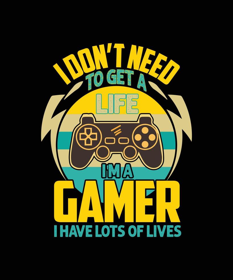 New T-Shirt Design Template. vector