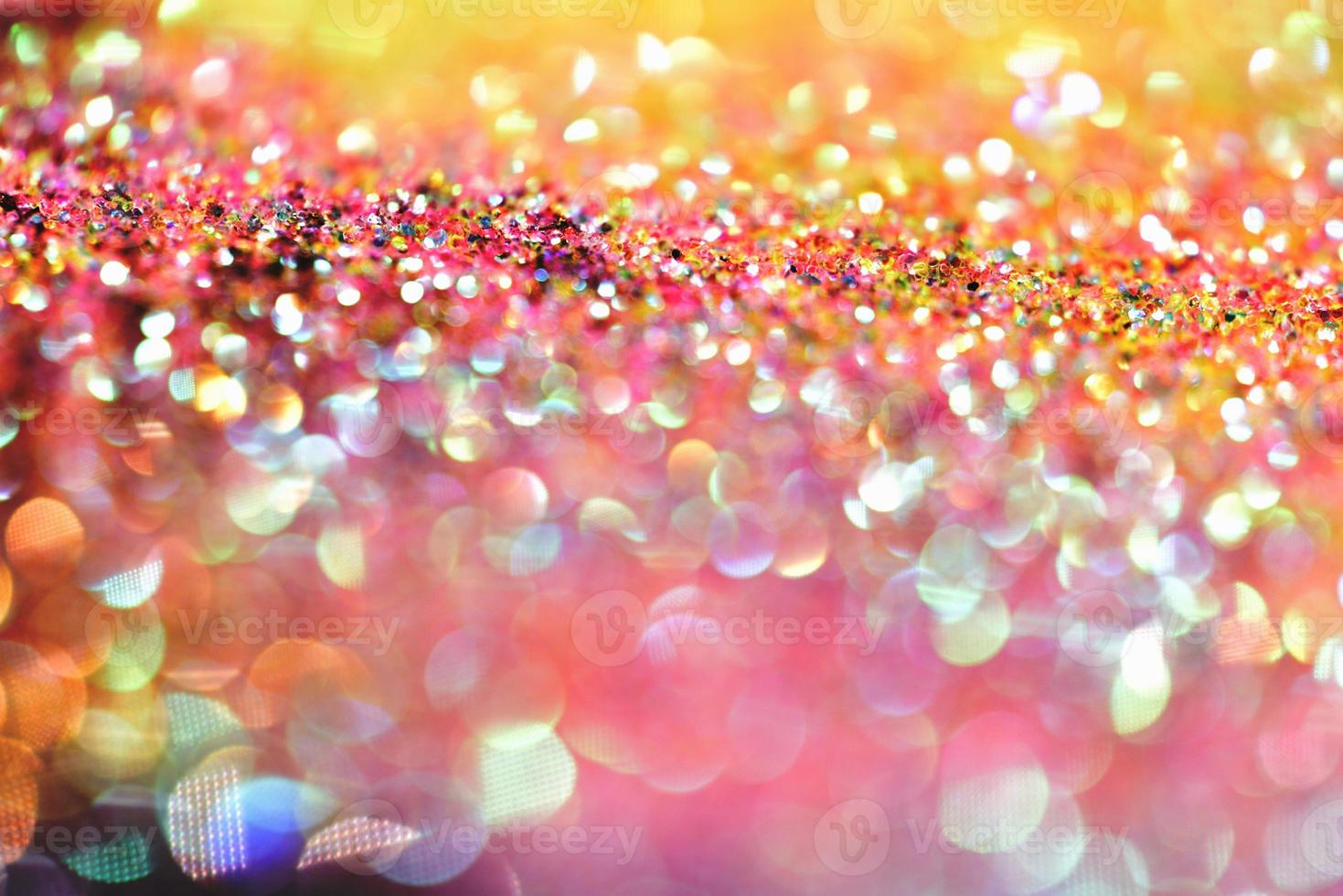 bokeh glitter Colorfull Blurred abstract background for birthday, anniversary, wedding, new year eve or Christmas photo