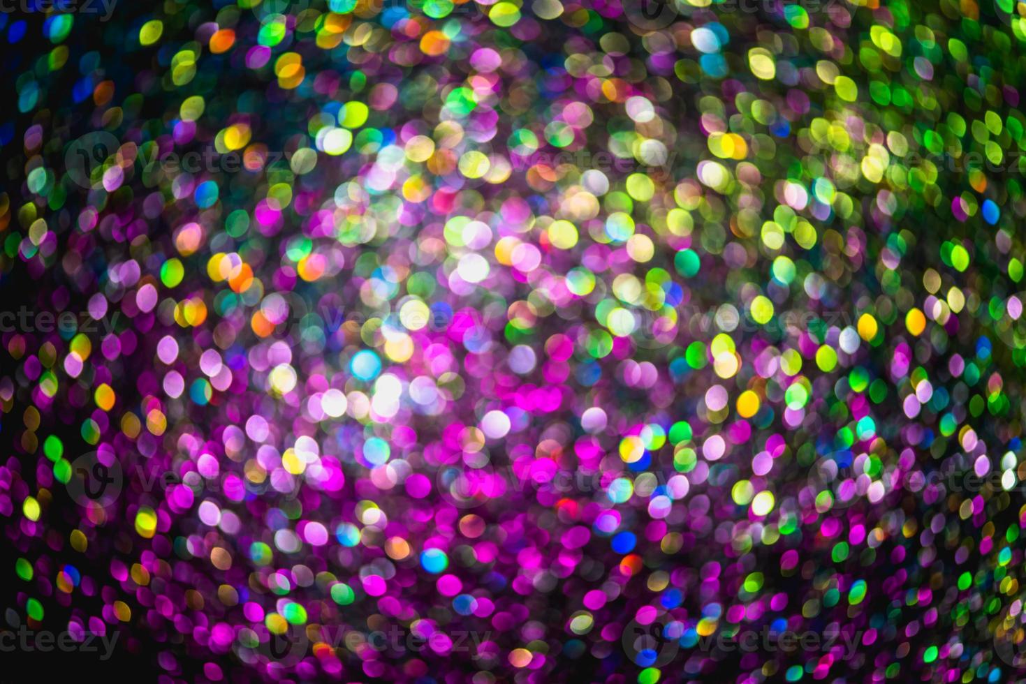 efecto bokeh brillo colorido fondo abstracto borroso para cumpleaños, aniversario, boda, nochevieja o navidad foto