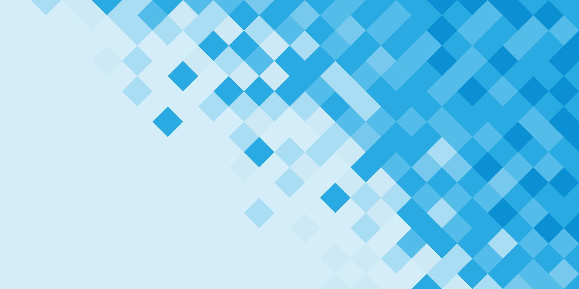 Abstract blue mosaic background from geometric shapes Mosaic template