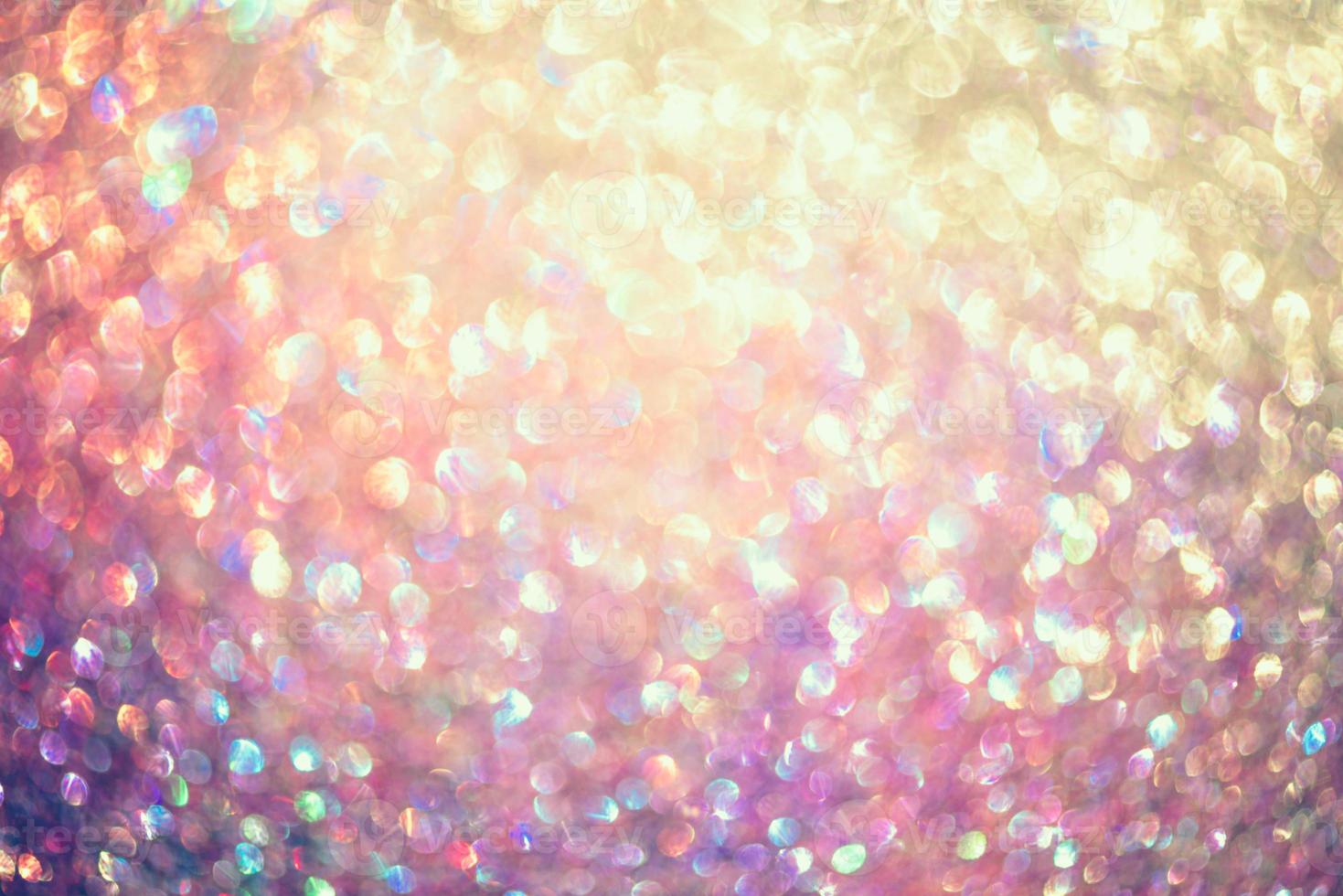 bokeh glitter Colorfull Blurred abstract background for birthday, anniversary, wedding, new year eve or Christmas photo