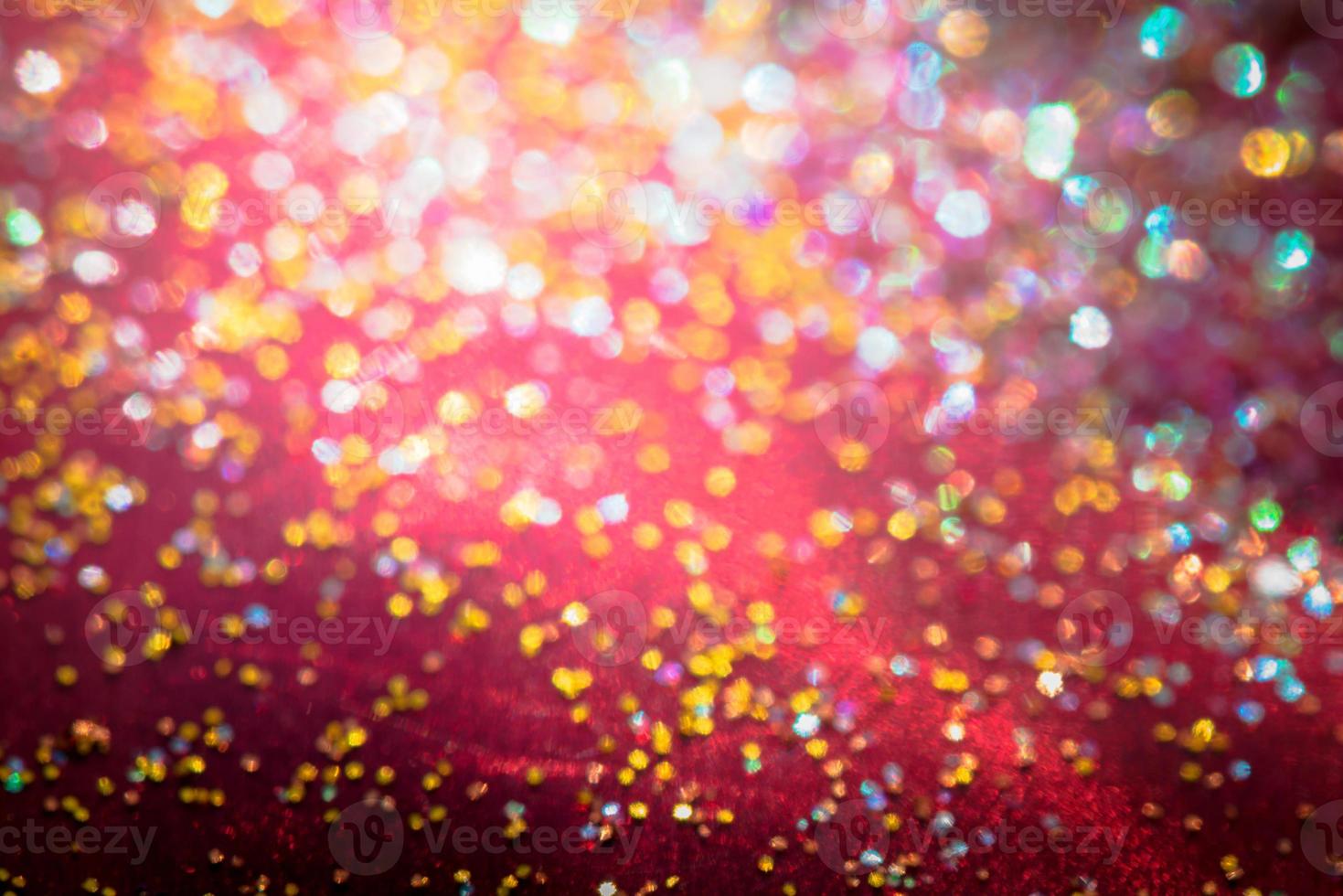 bokeh glitter Colorfull Blurred abstract background for birthday, anniversary, wedding, new year eve or Christmas photo
