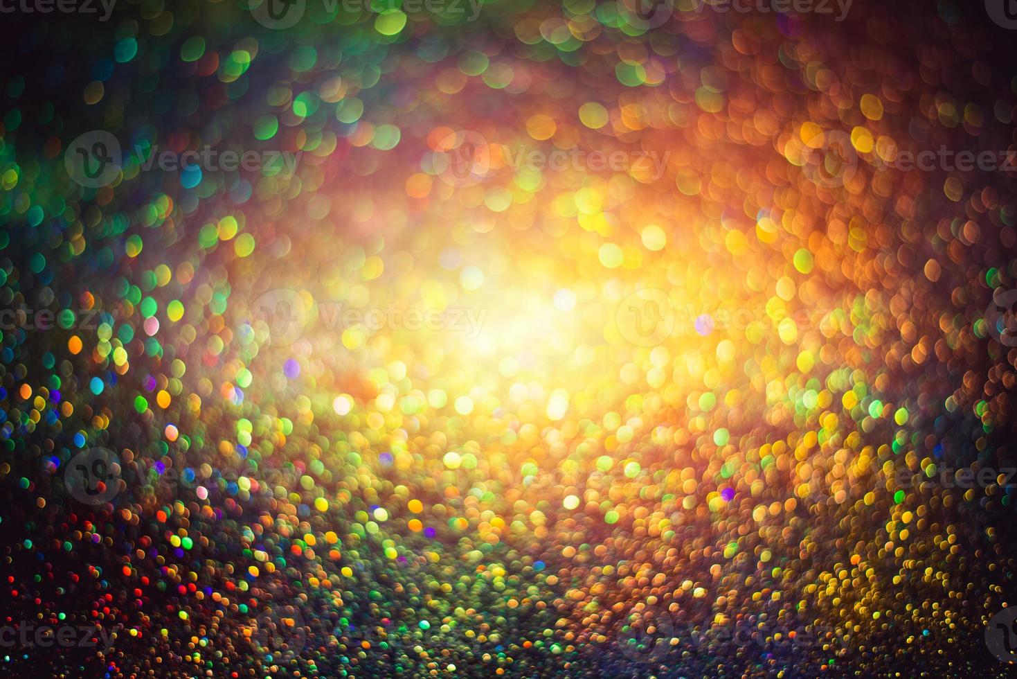 bokeh effect glitter colorful blurred abstract background for birthday, anniversary, wedding, new year eve or Christmas photo