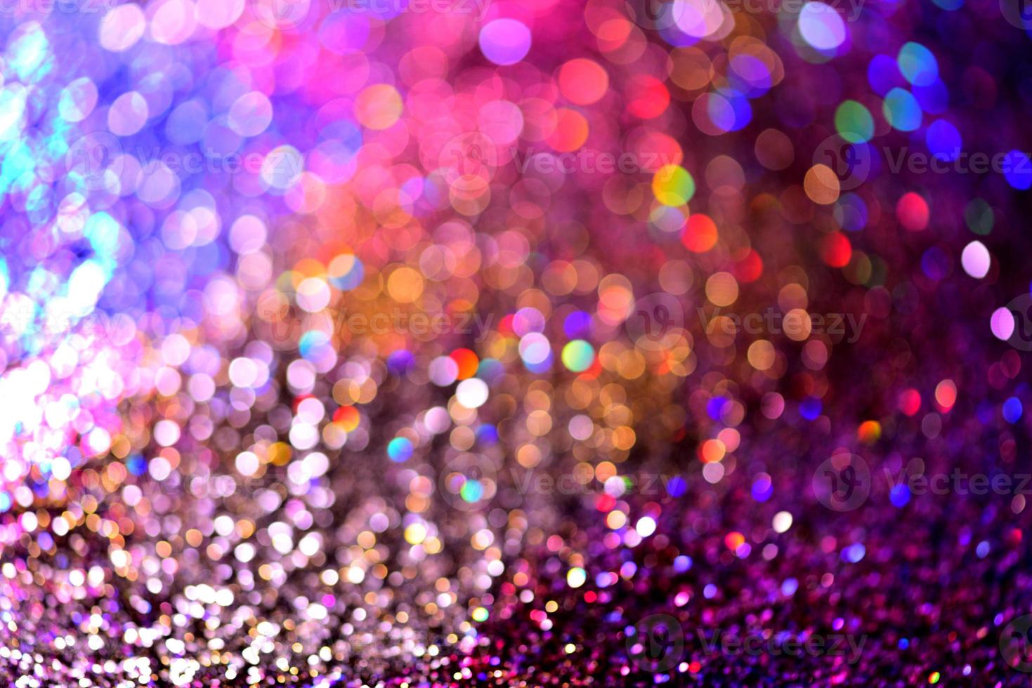 bokeh glitter Colorfull Blurred abstract background for birthday, anniversary, wedding, new year eve or Christmas photo