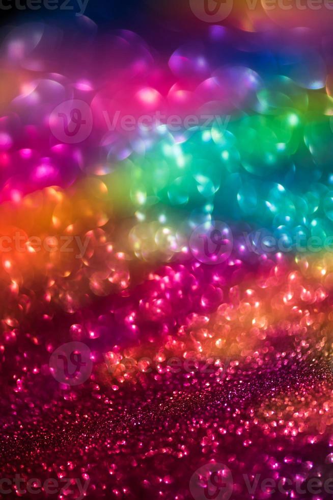 bokeh effect glitter colorful blurred abstract background for birthday, anniversary, wedding, new year eve or Christmas photo