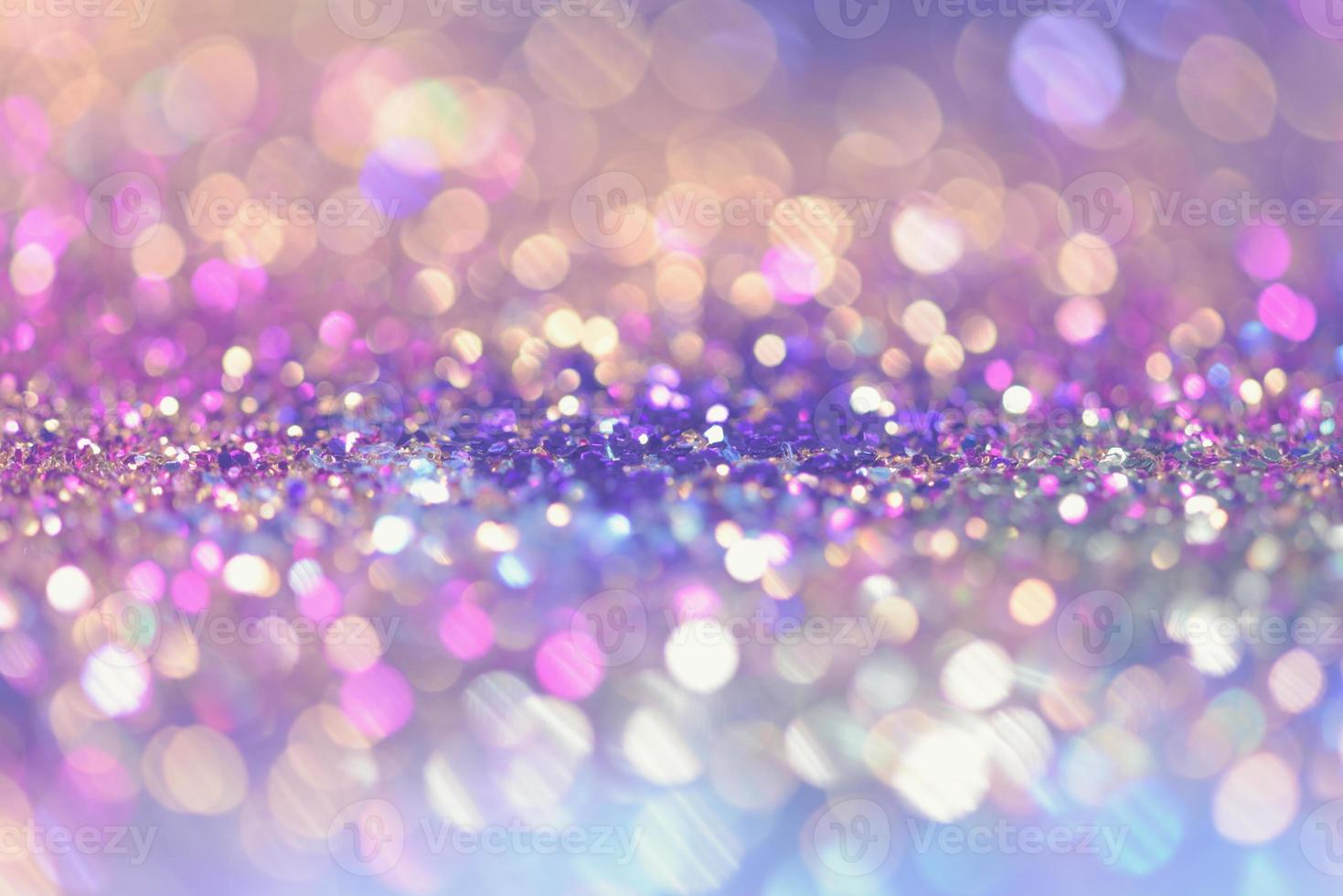 bokeh glitter Colorfull Blurred abstract background for birthday, anniversary, wedding, new year eve or Christmas photo