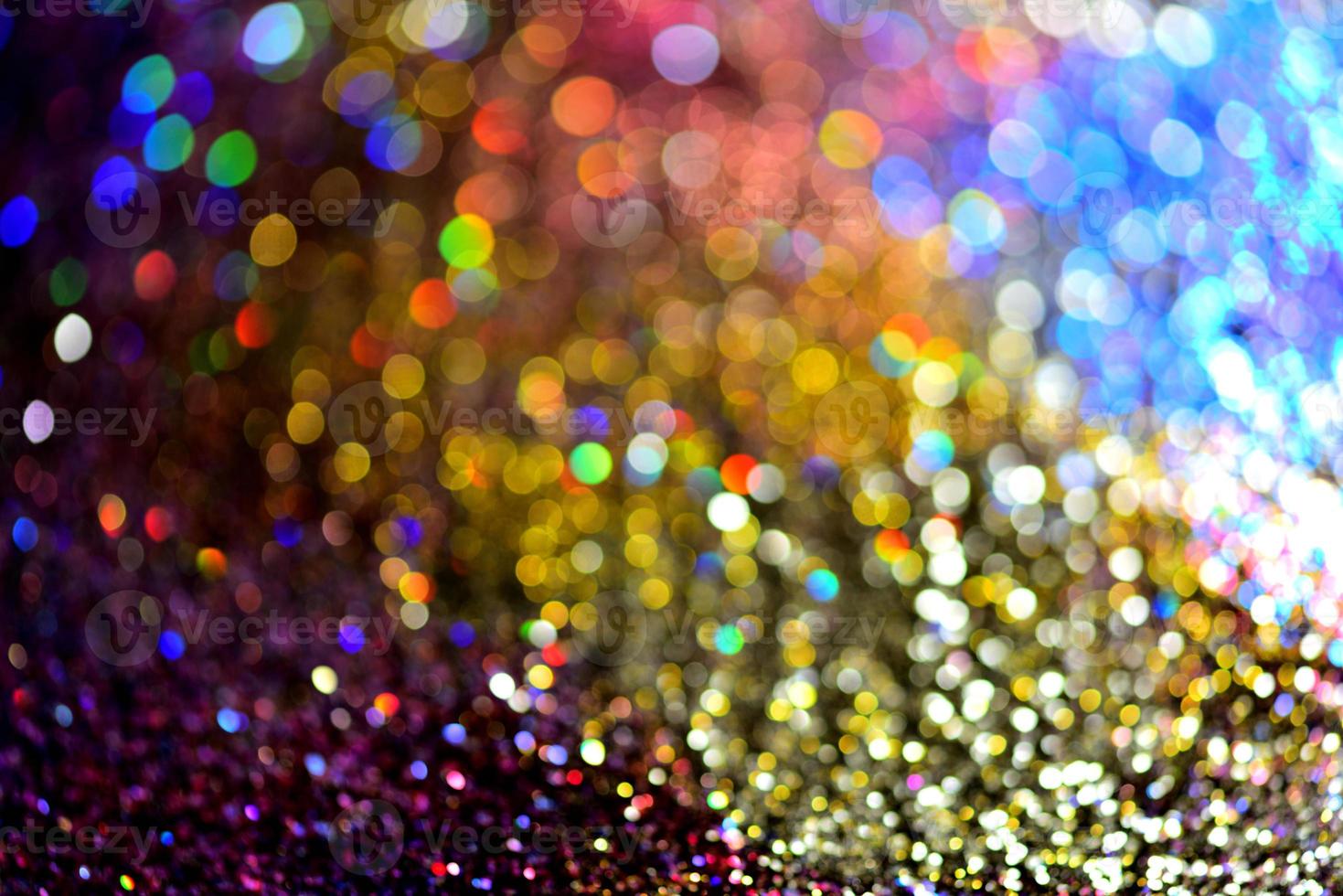 bokeh glitter Colorfull Blurred abstract background for birthday, anniversary, wedding, new year eve or Christmas photo