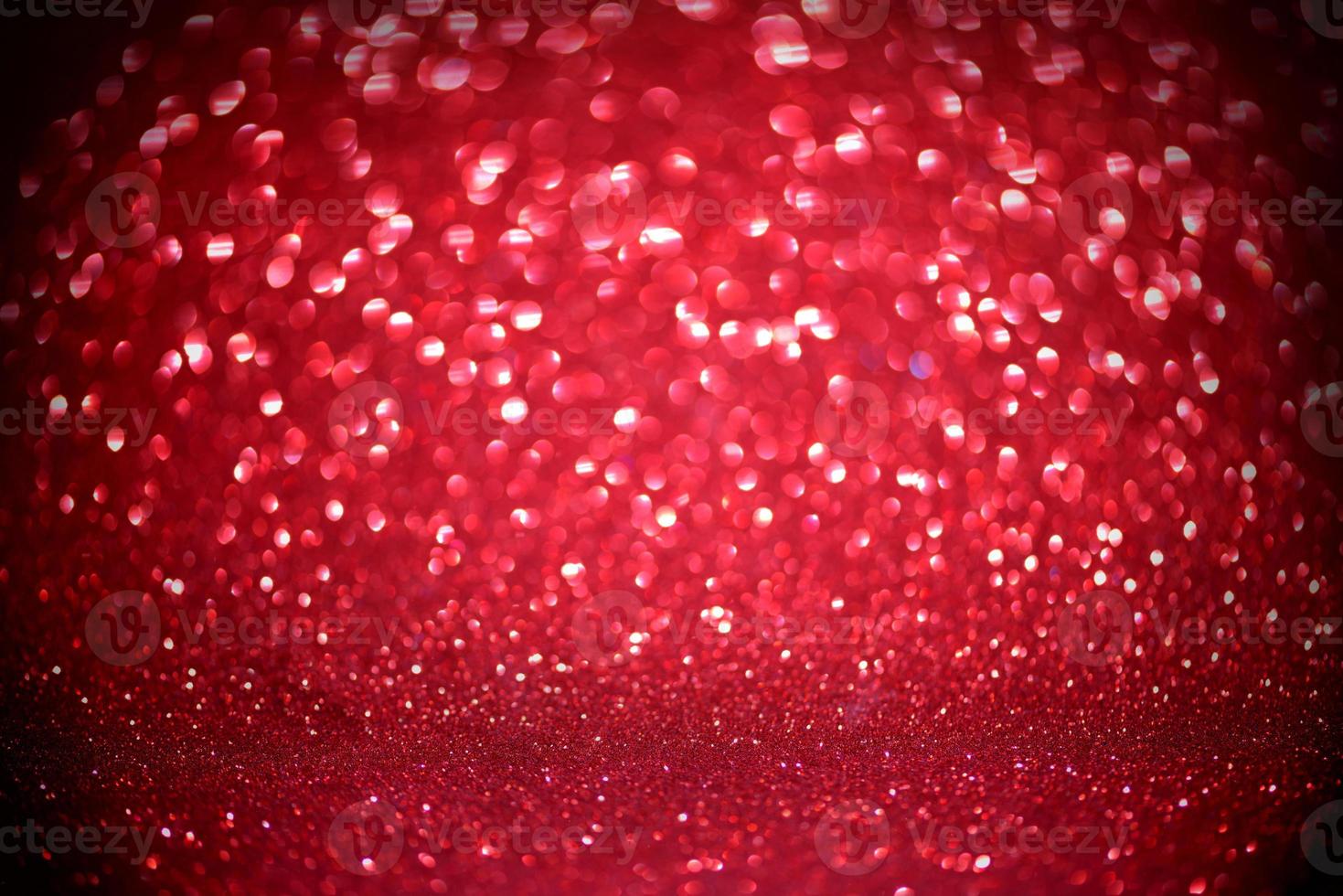 red glitter bokeh lights Blurred abstract background for Valentines, birthday, anniversary, wedding, new year and Christmas photo