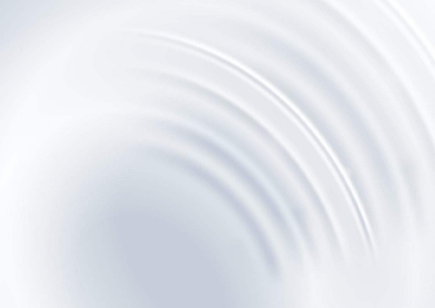 Abstract modern 3d dynamic wavy and curved white, grey on clean background. Luxury concept. vector