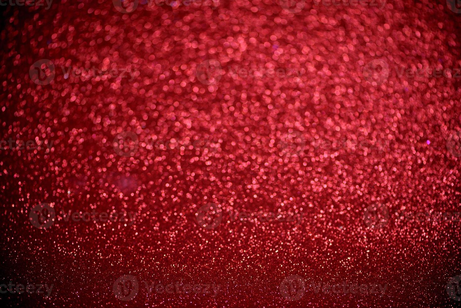 luces de bokeh de brillo rojo fondo abstracto borroso para San Valentín, cumpleaños, aniversario, boda, año nuevo y Navidad foto