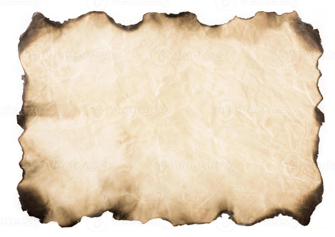 old paper vintage aged or texture on white background photo