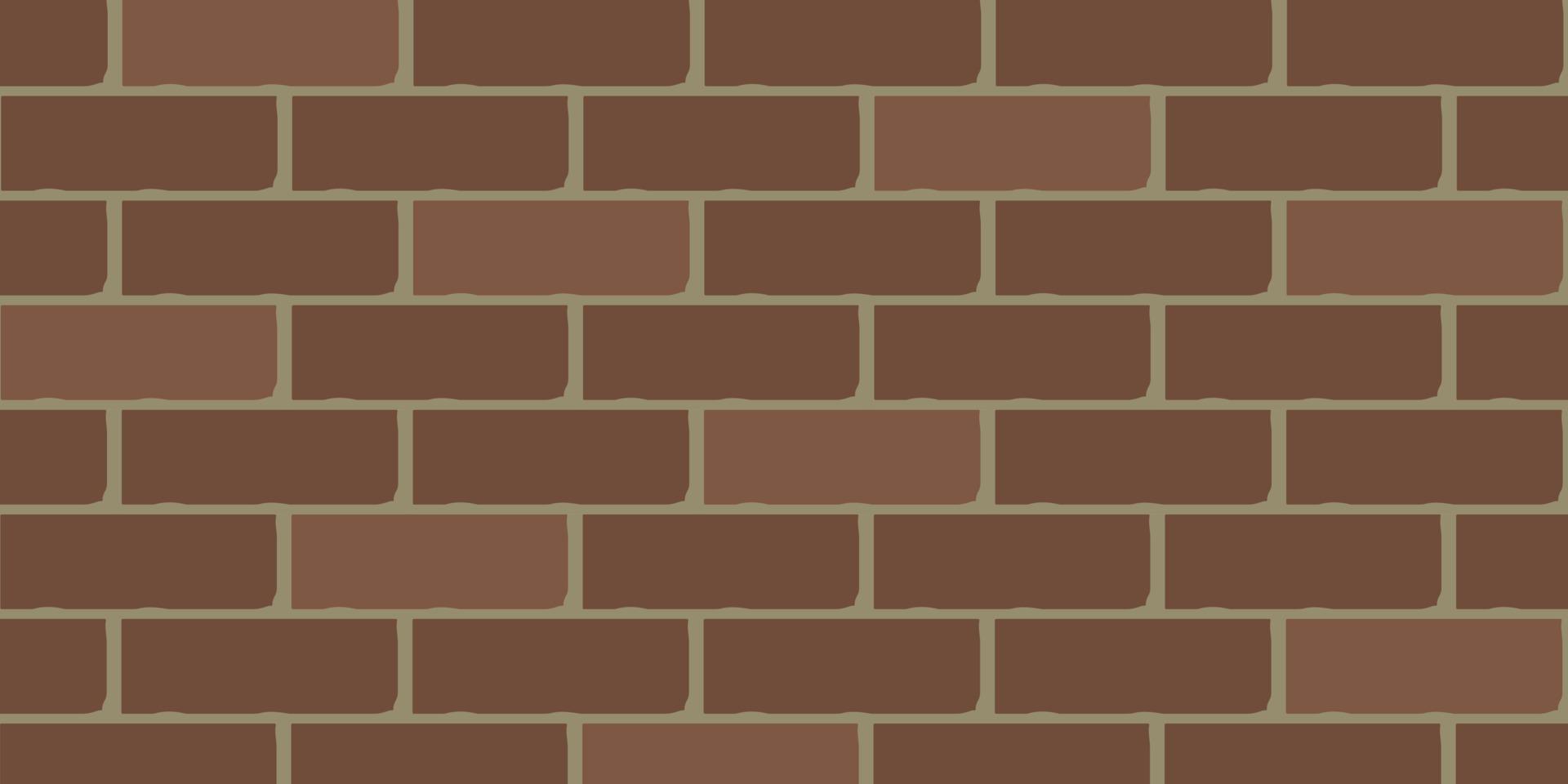 Wall Brick Pattern Background Vector. White Red and Gray color Brick Texture. vector
