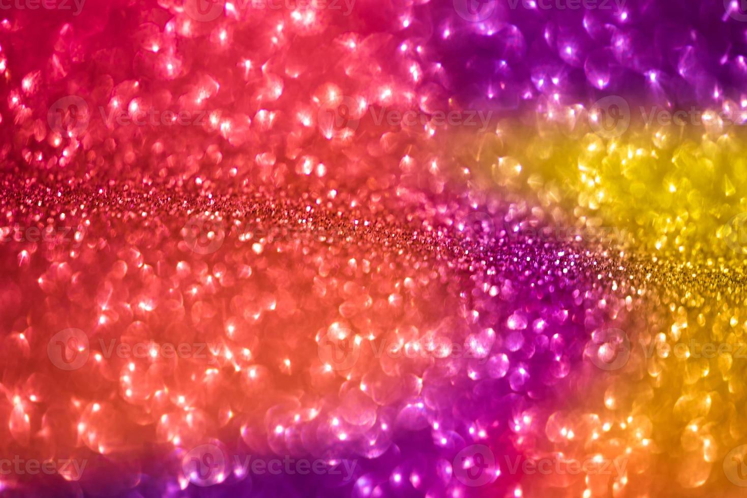 bokeh effect glitter colorful blurred abstract background for birthday, anniversary, wedding, new year eve or Christmas photo