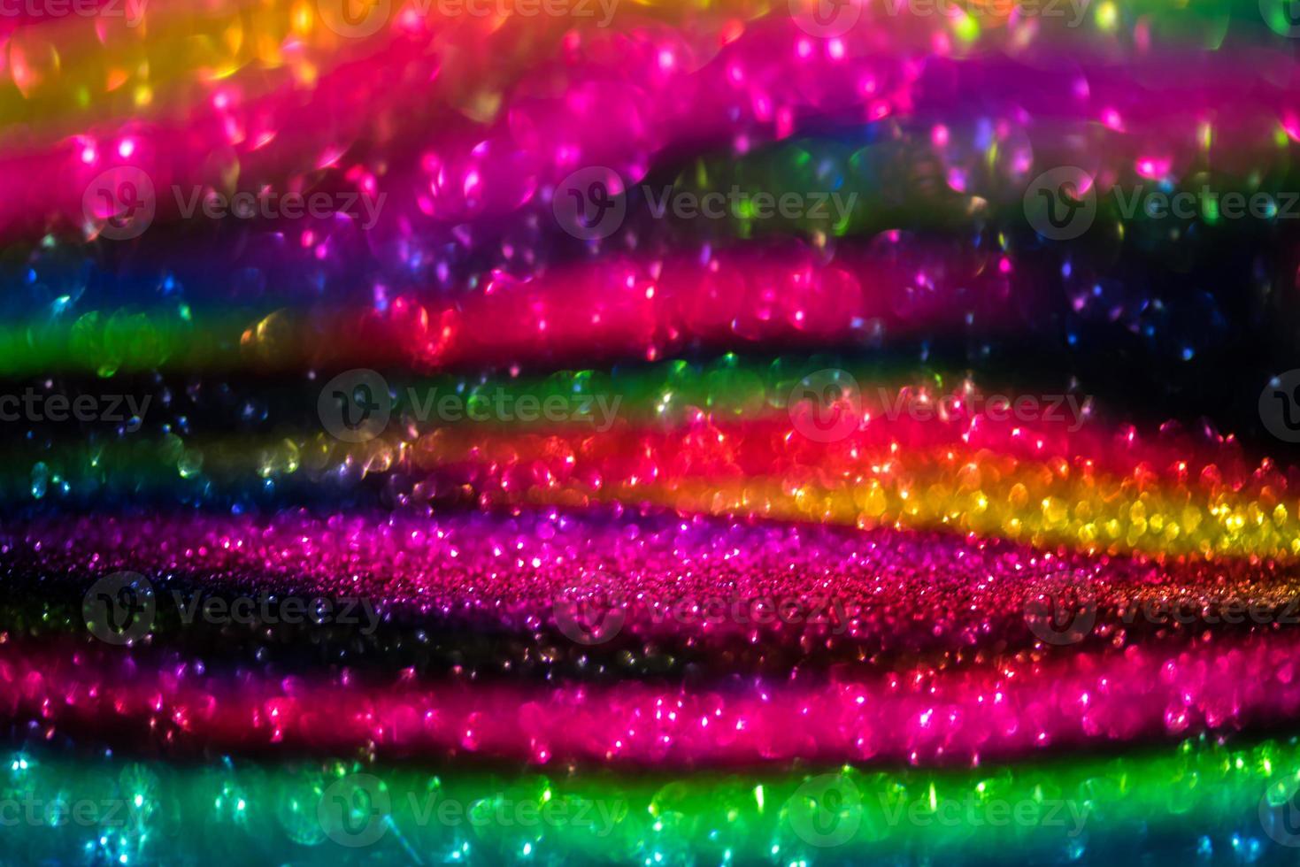bokeh effect glitter colorful blurred abstract background for birthday, anniversary, wedding, new year eve or Christmas photo