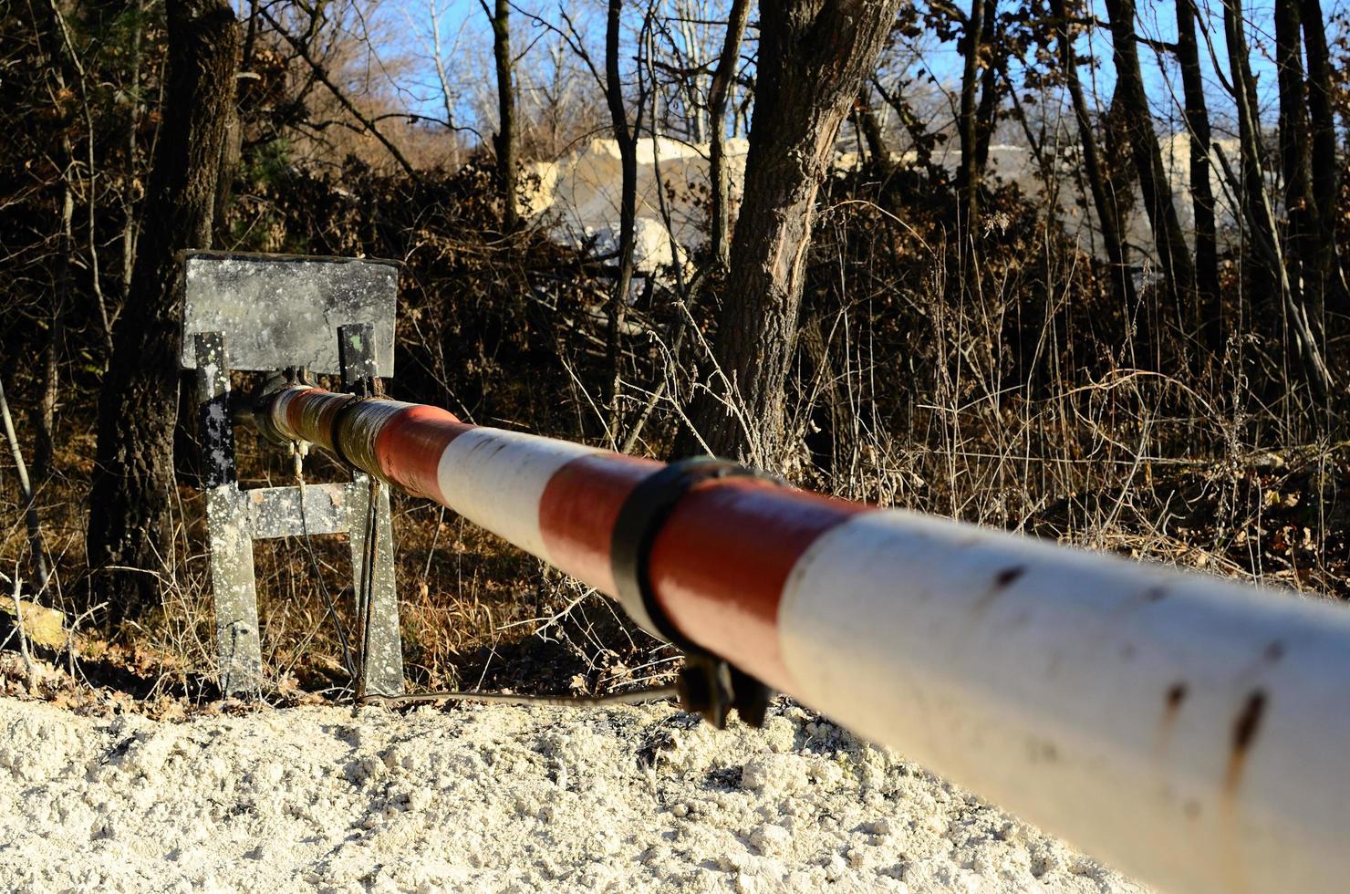 barriers in quarry photo