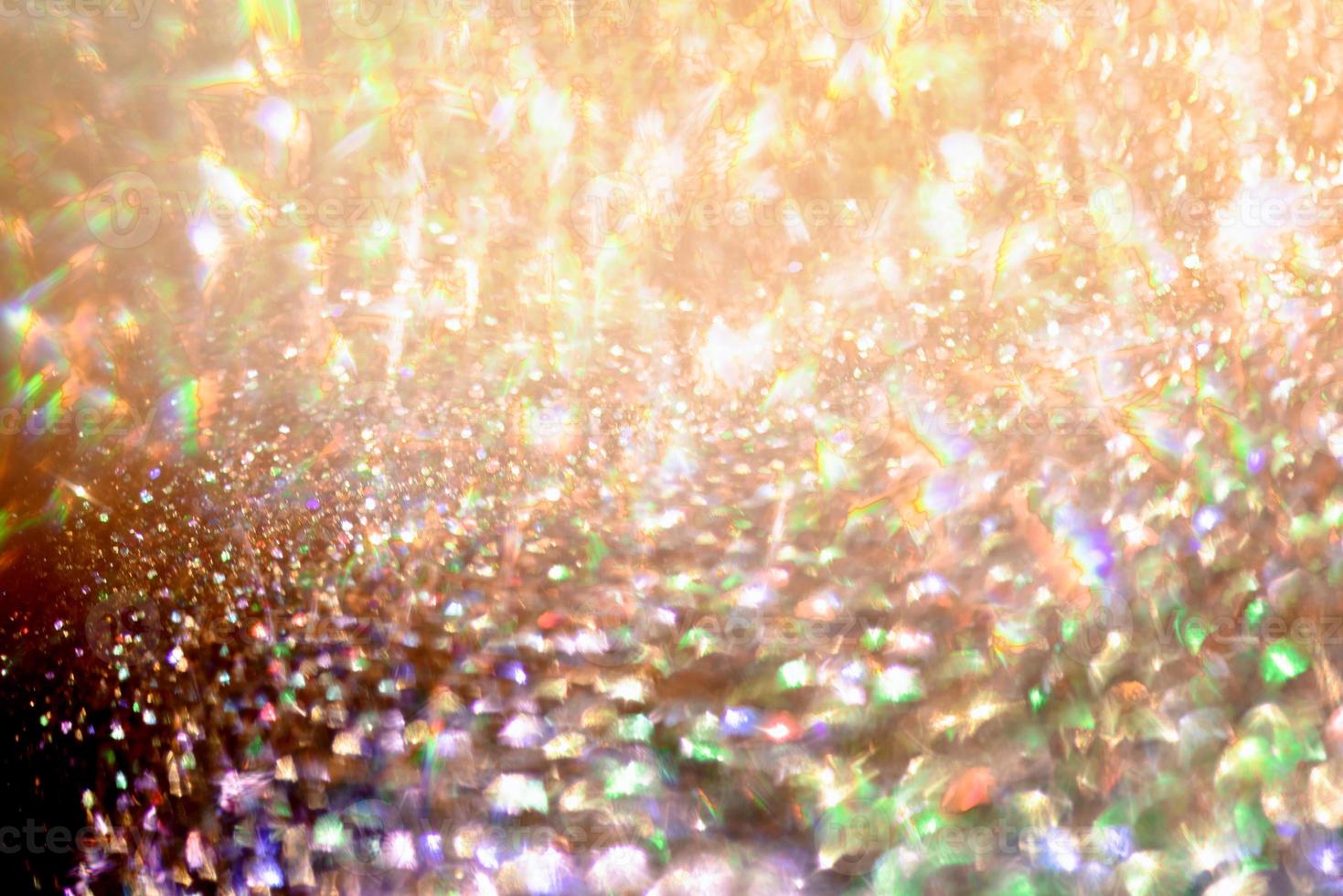 bokeh brillo colorido fondo abstracto borroso para cumpleaños, aniversario, boda, nochevieja o navidad foto