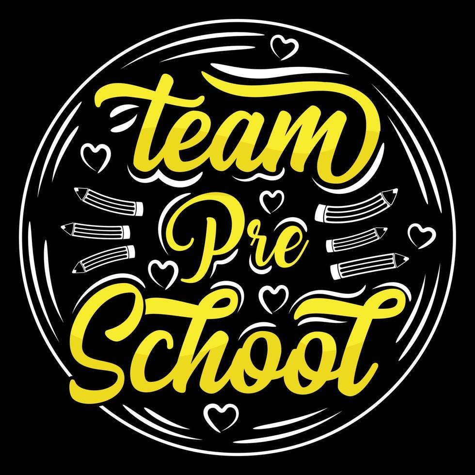 Back to school typography t-shirt design vector graphic element with text effect