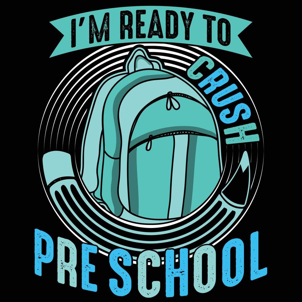 Back to school typography t-shirt design, artwork, illustration, graphic element vector