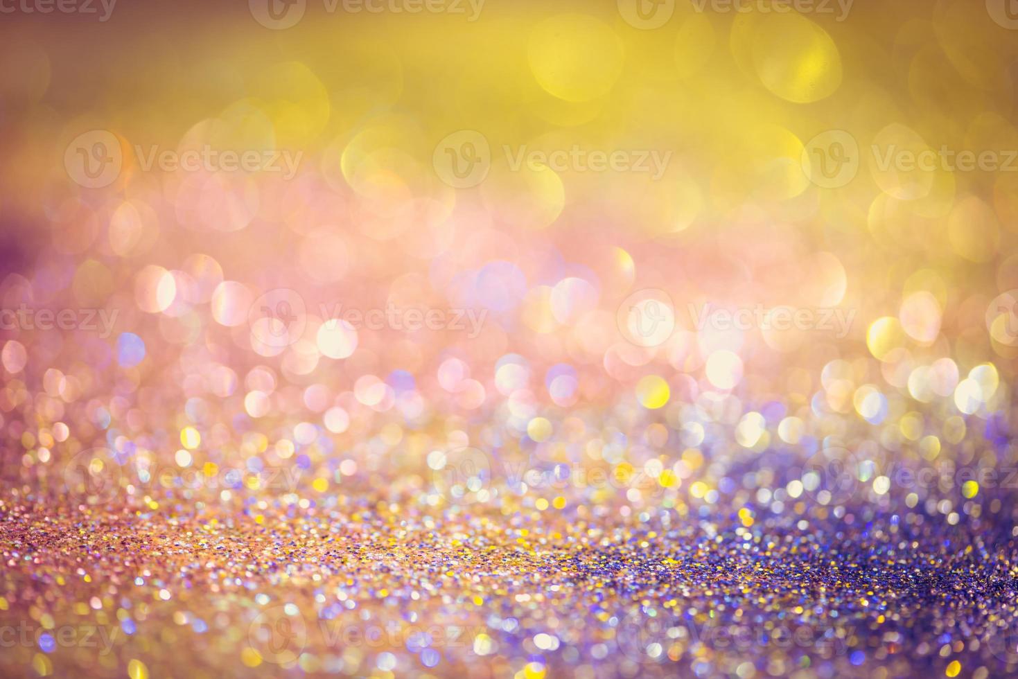 bokeh effect glitter colorful blurred abstract background for birthday, anniversary, wedding, new year eve or Christmas photo