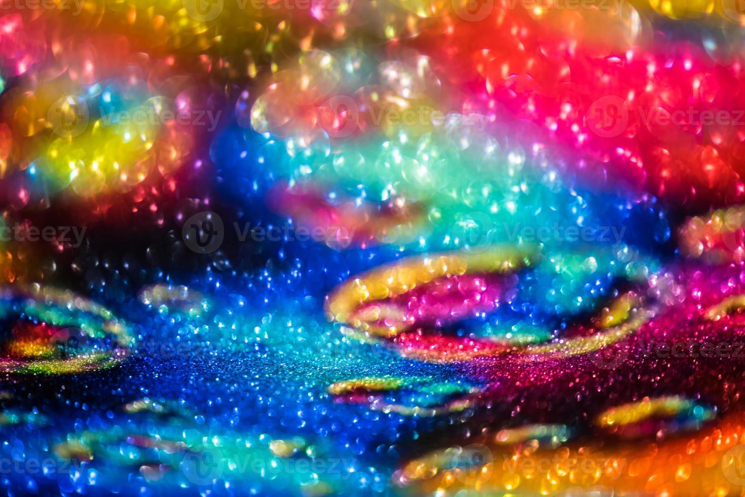 bokeh effect glitter colorful blurred abstract background for birthday, anniversary, wedding, new year eve or Christmas photo