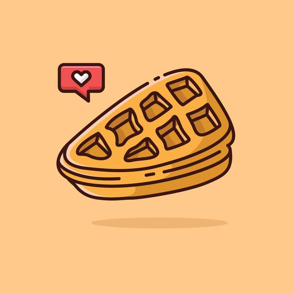 Illustration vector graphic of Waffle