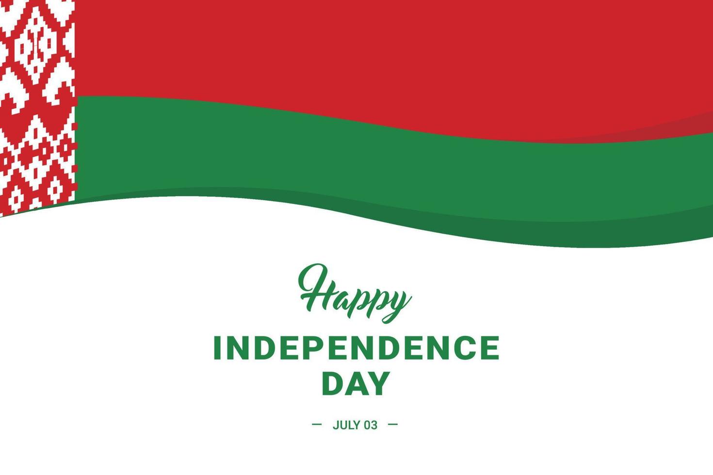 Belarus Independence Day vector